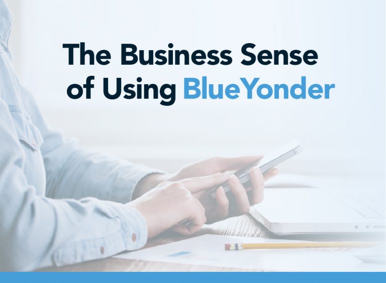 The Business Sense Of Using BlueYonder Blue Yonder Corp